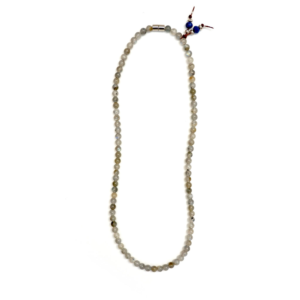 labradorite magnet mens necklace