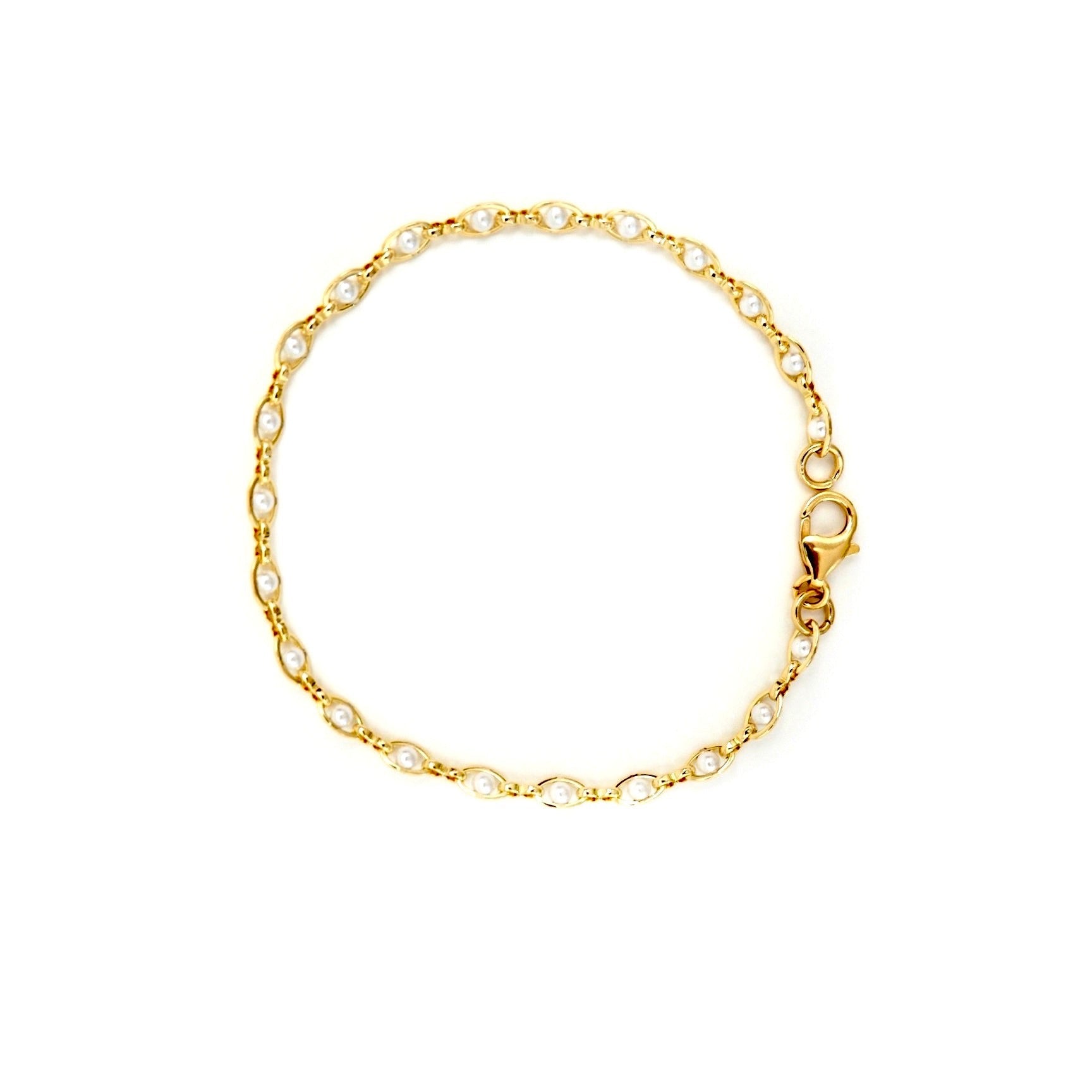 petit pearl anklet