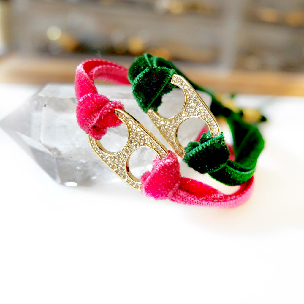 my jewel toned tab bracelet