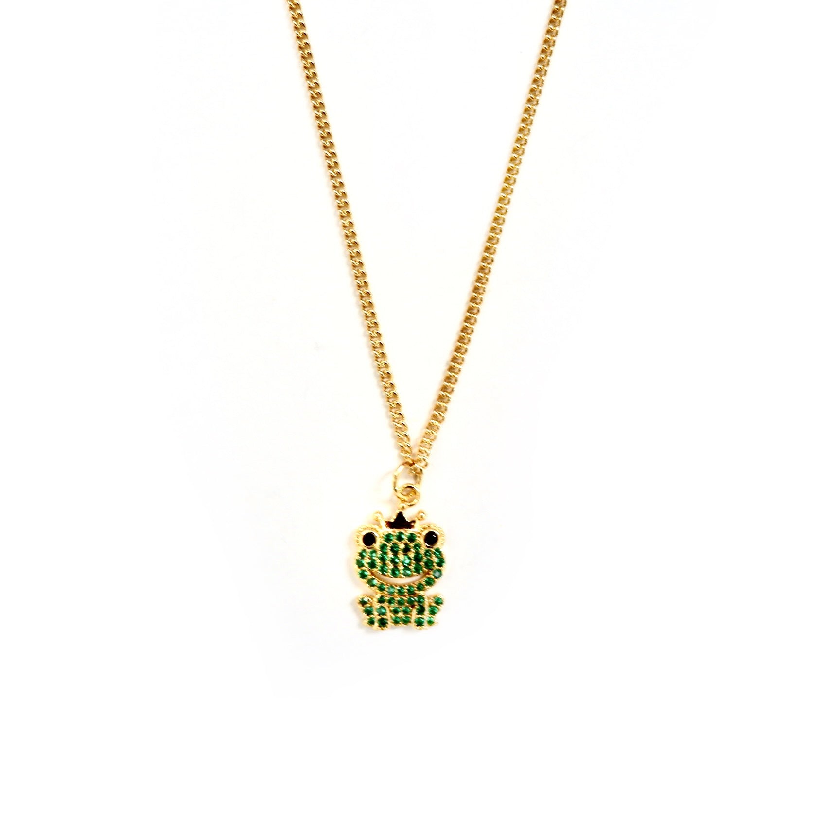 my little prince charming frog necklace