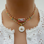 pastel eye candy necklace
