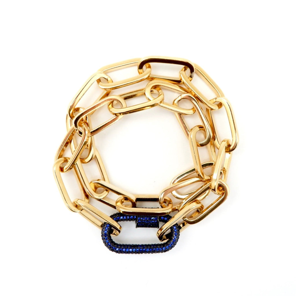 italian link choker bracelet