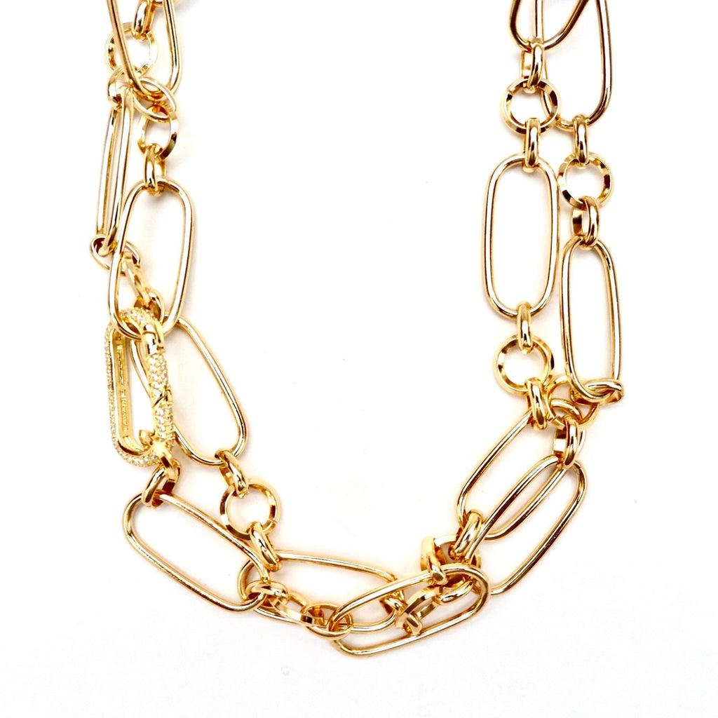 large links chain necklace