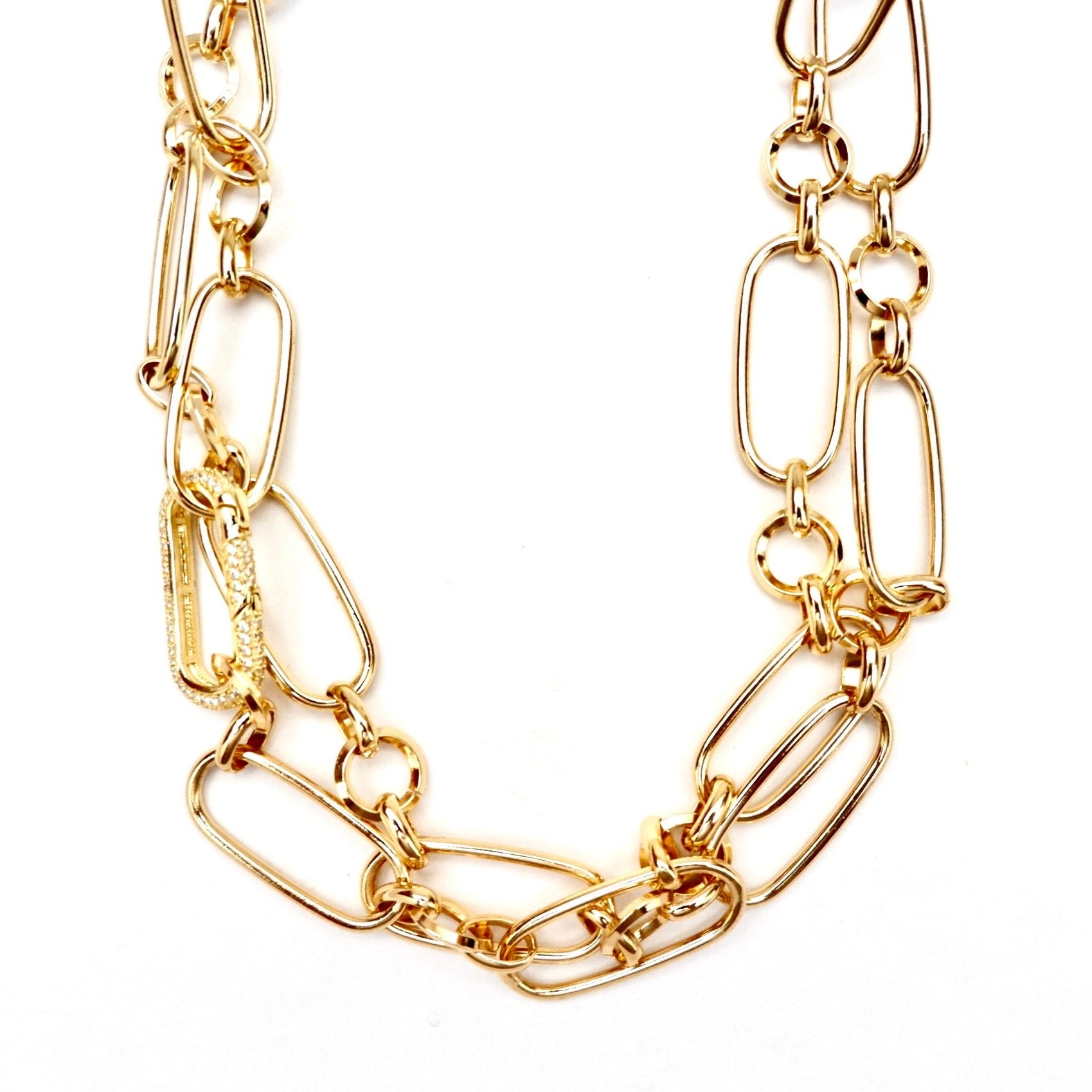 large links chain necklace