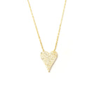 my sparkle heart necklace