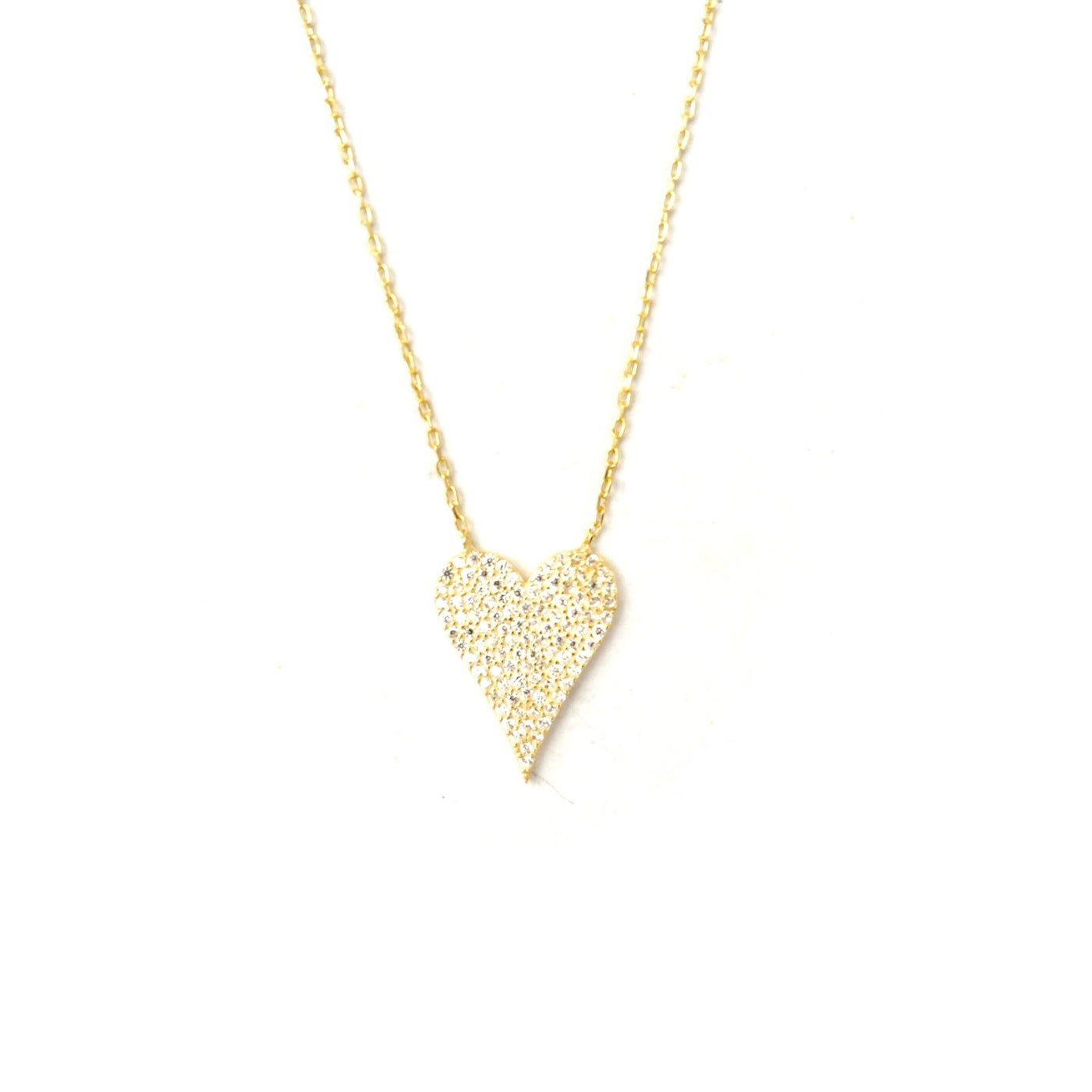 my sparkle heart necklace