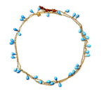 turquoise drops necklace