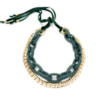 green links necklace