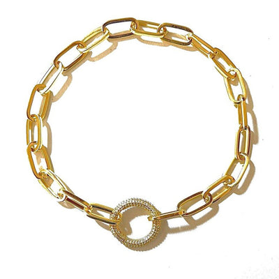o ring link necklace