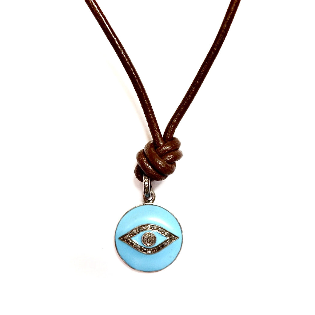 my vintage turquoise eye necklace