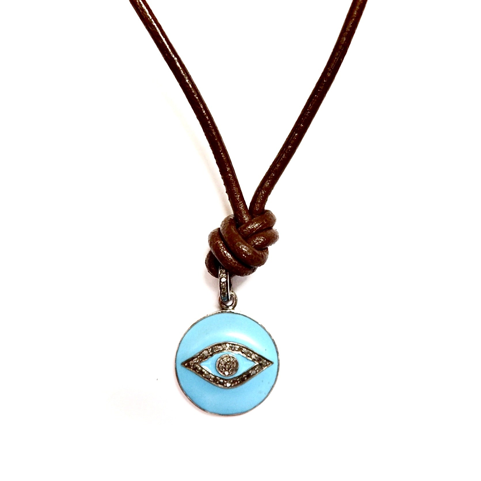 my vintage turquoise eye necklace