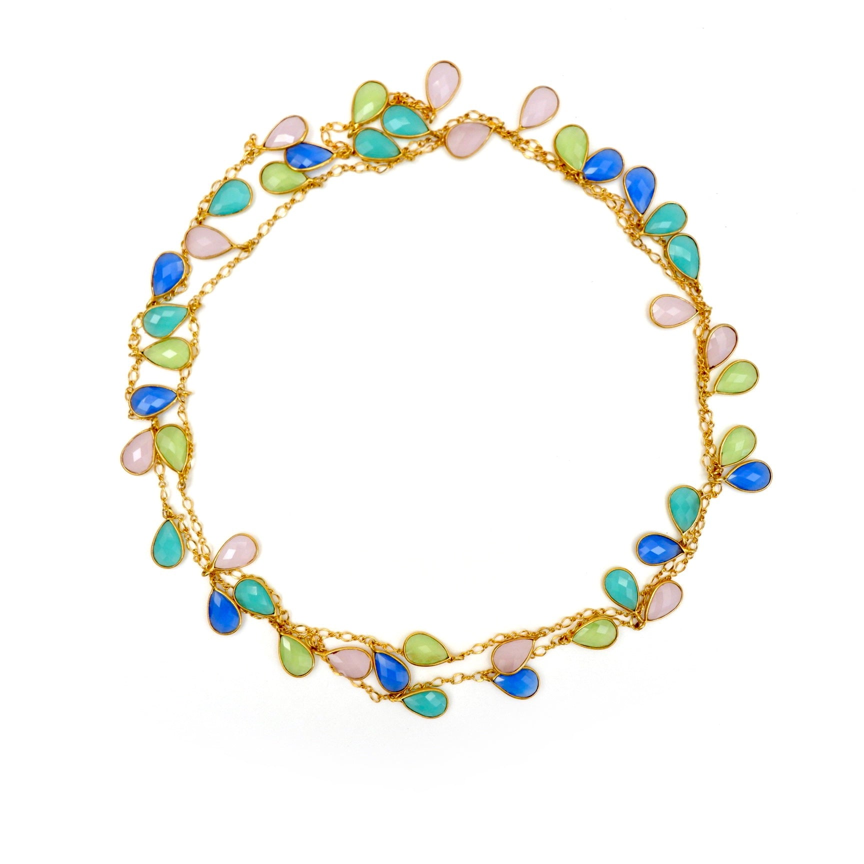 rainbow sweet drops necklace