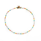 my rainbow enamel necklace