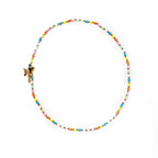 my rainbow enamel necklace