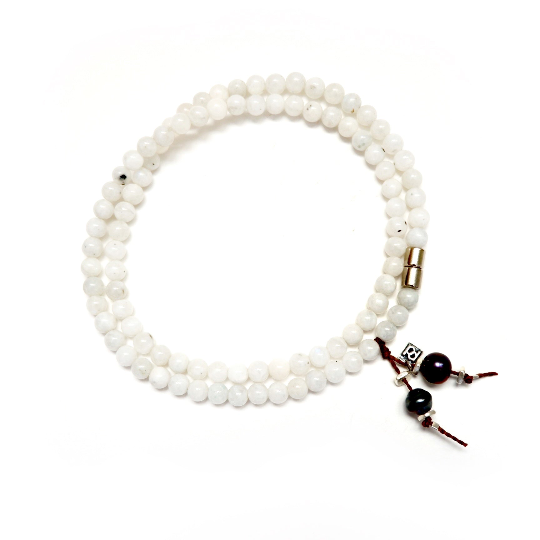 moonstone magnet mens necklace