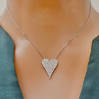 my sparkle heart necklace