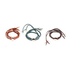 pd red leather choker