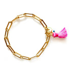 my girlie link chain bracelet