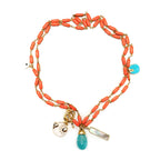 my vintage orange necklace