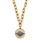 my giant evil eye necklace