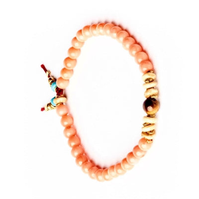 capri coral mens bracelet