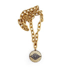 my giant evil eye necklace