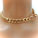 stylish cuban choker necklace