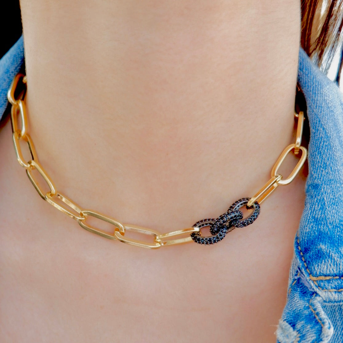 double links necklace
