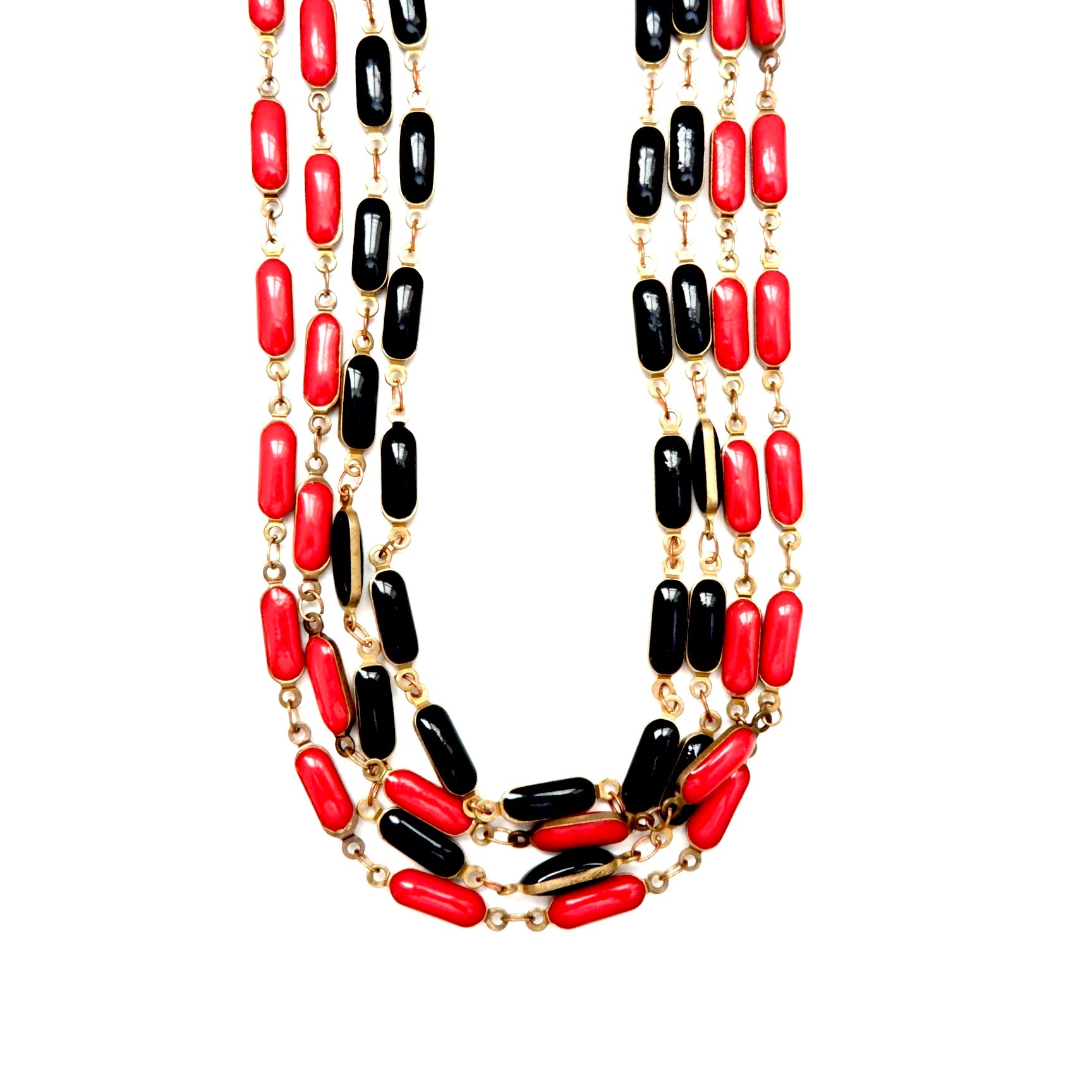 my vintage enamel necklace