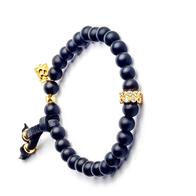 onyx sparkle bracelet