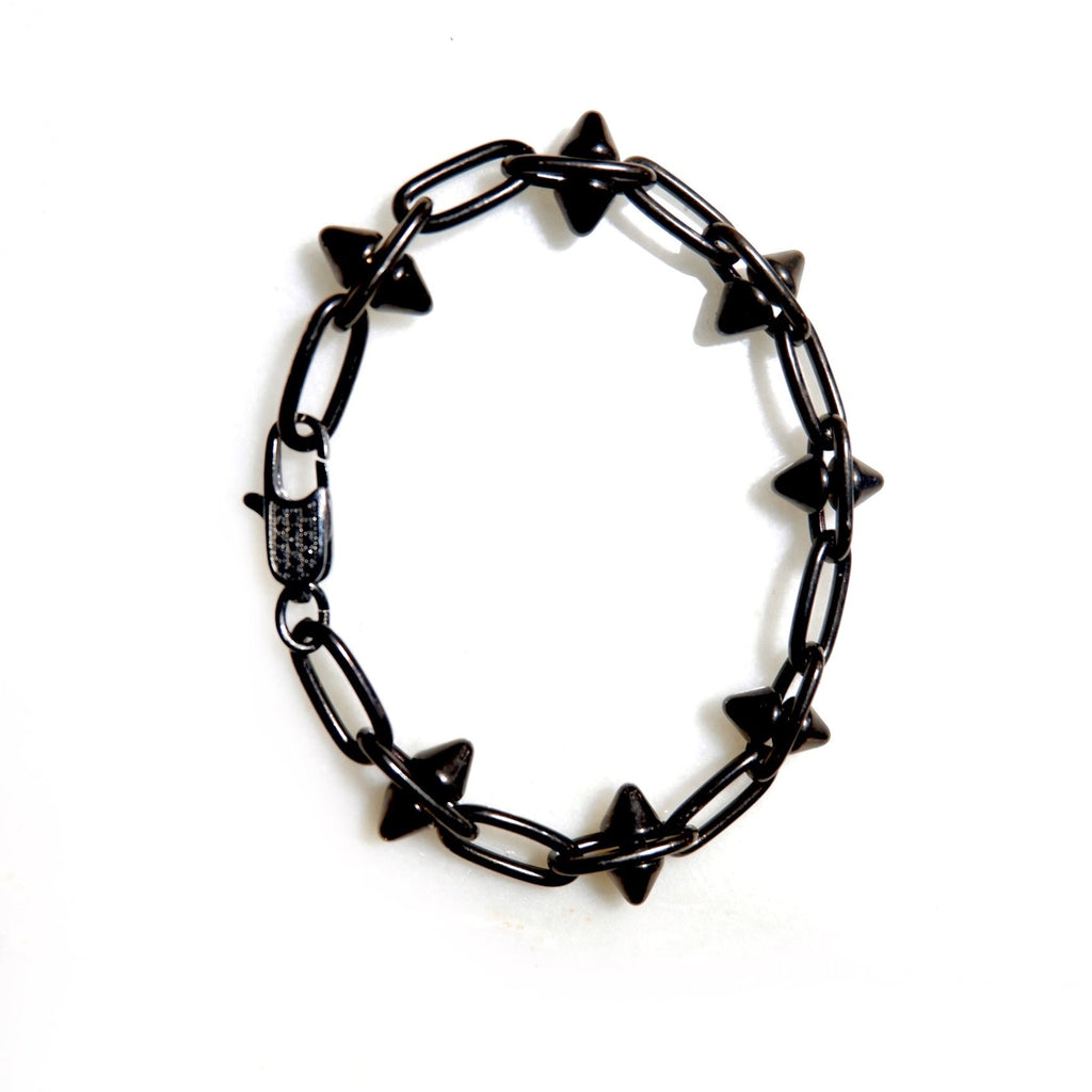 spikey mens bracelet