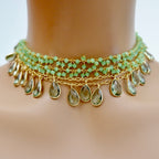 sweet sea green necklace