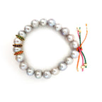 happy gray pearls bracelet
