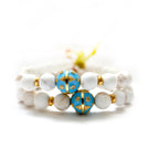 turquoise twin set bracelets