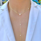 my sparkly lariat necklace