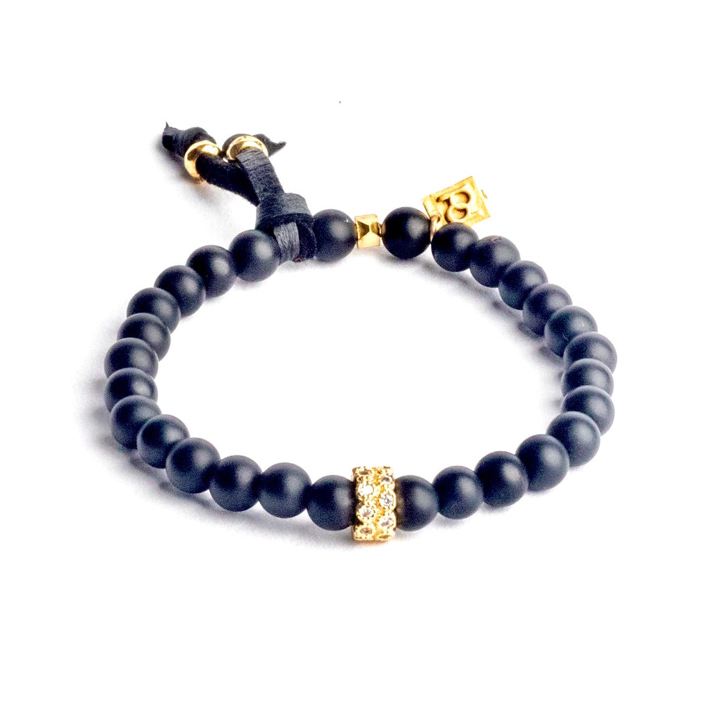 onyx sparkle bracelet