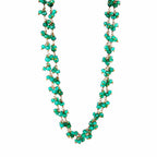 dainty green onyx necklace