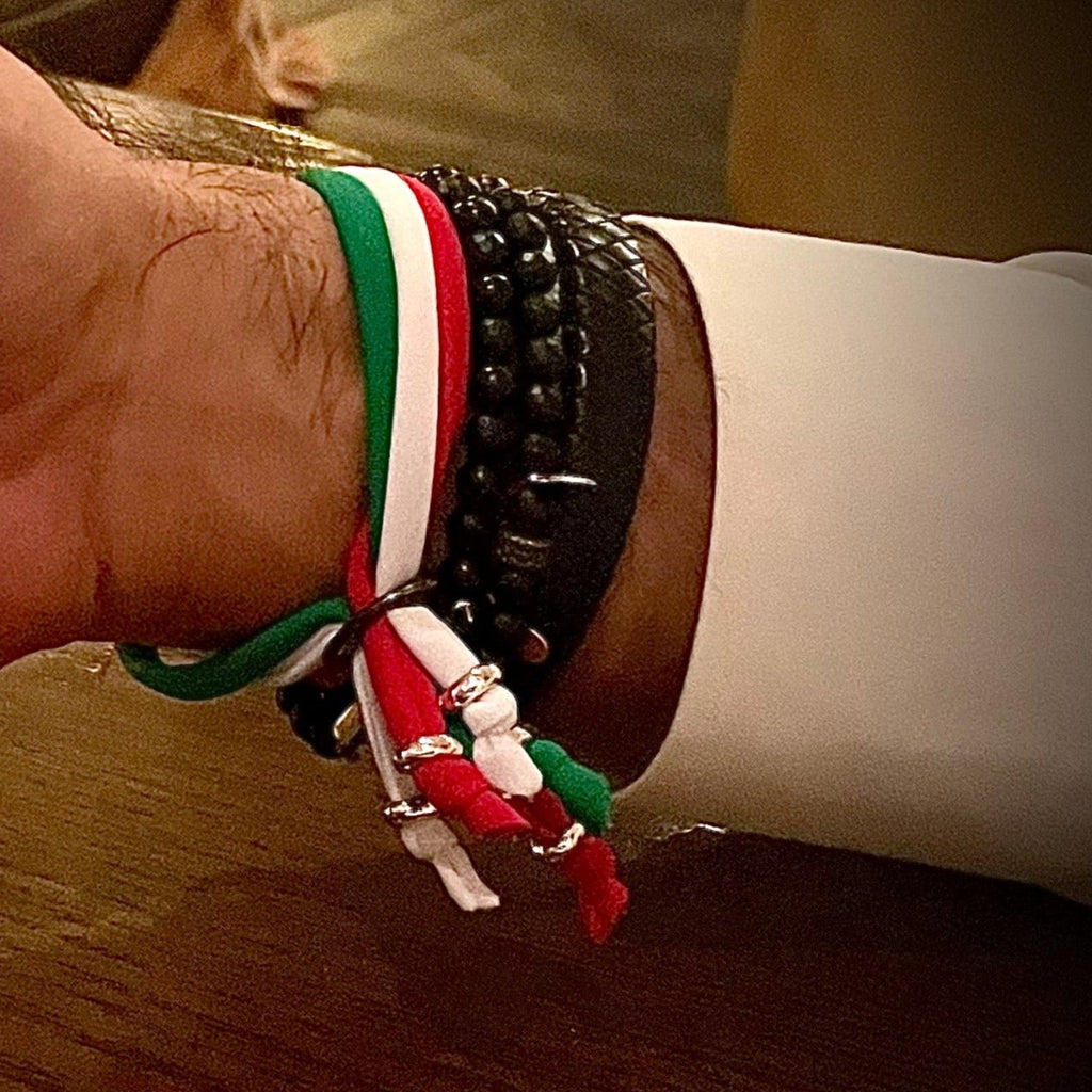 azadi flag mens bracelet