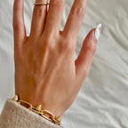 chic large spikes bracelet