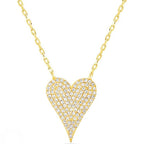 my sparkle heart necklace
