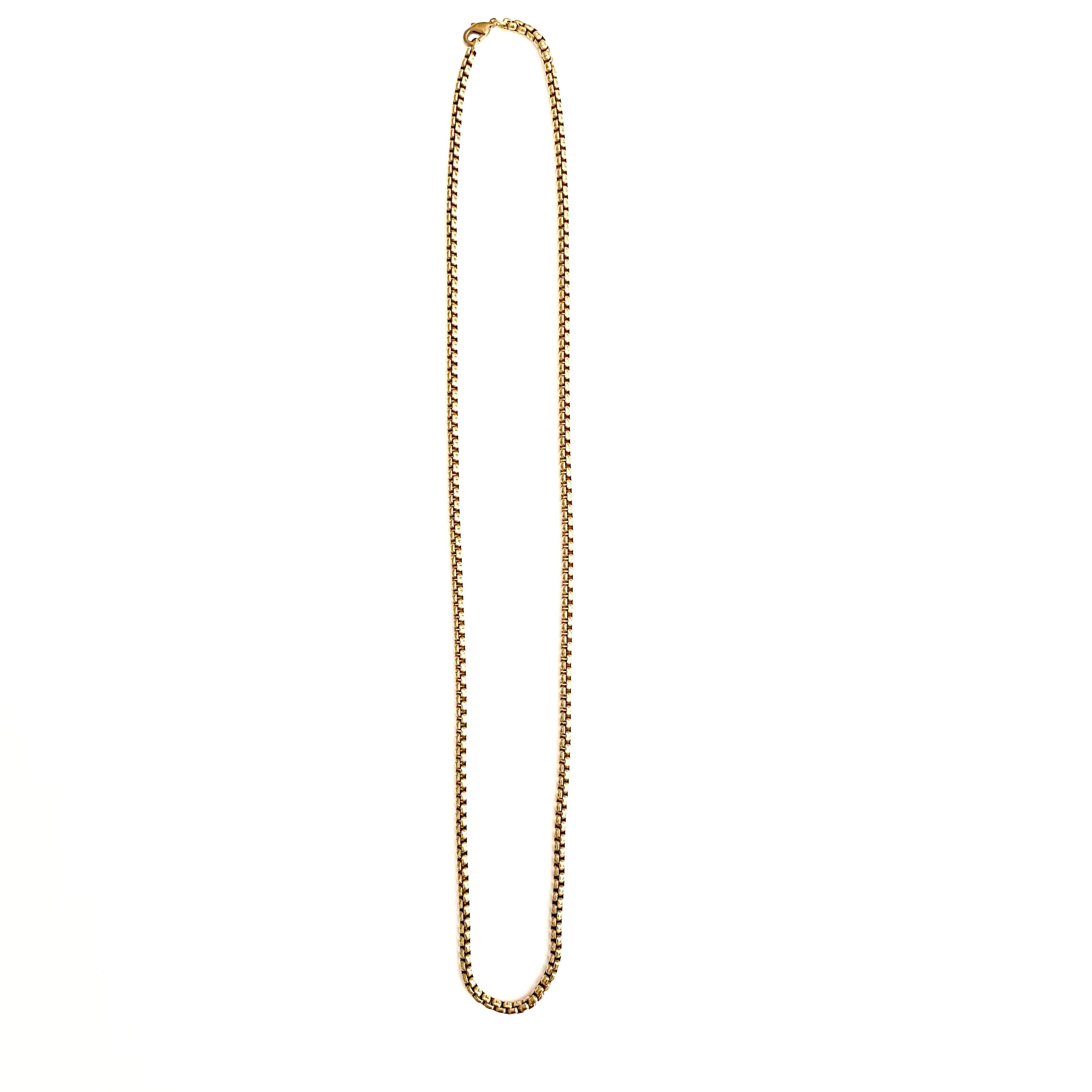 simple chain mens necklace