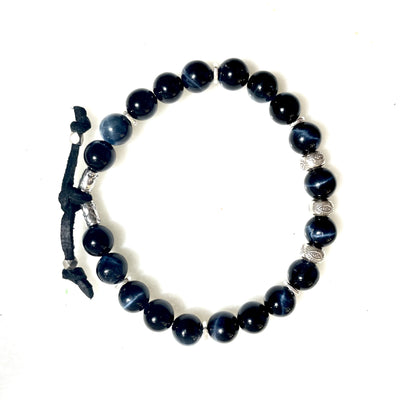 nyc blue mens bracelet
