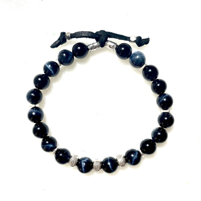 nyc blue mens bracelet