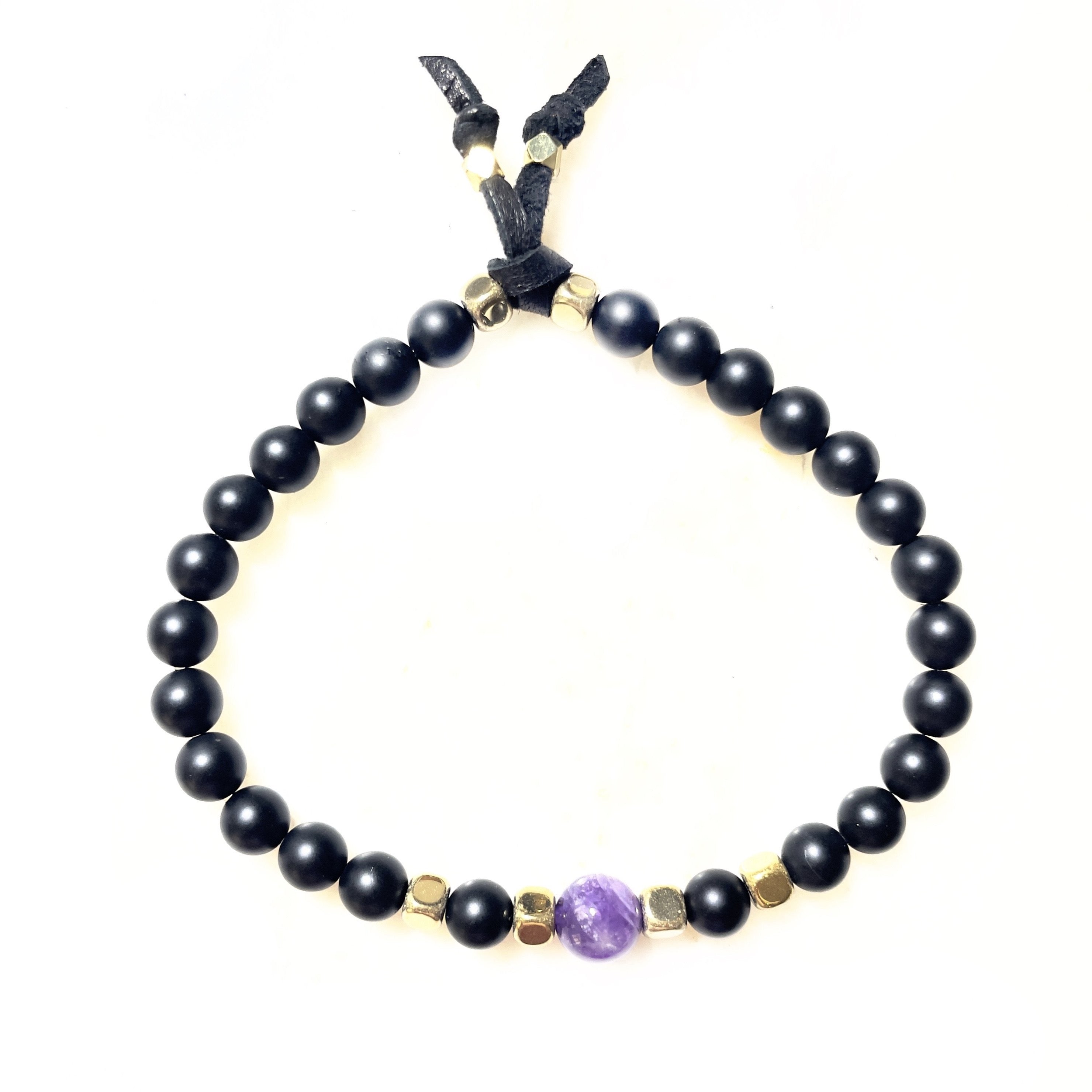 amethyst magic mens bracelet