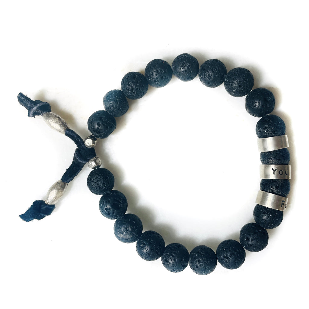 letters mens bracelet
