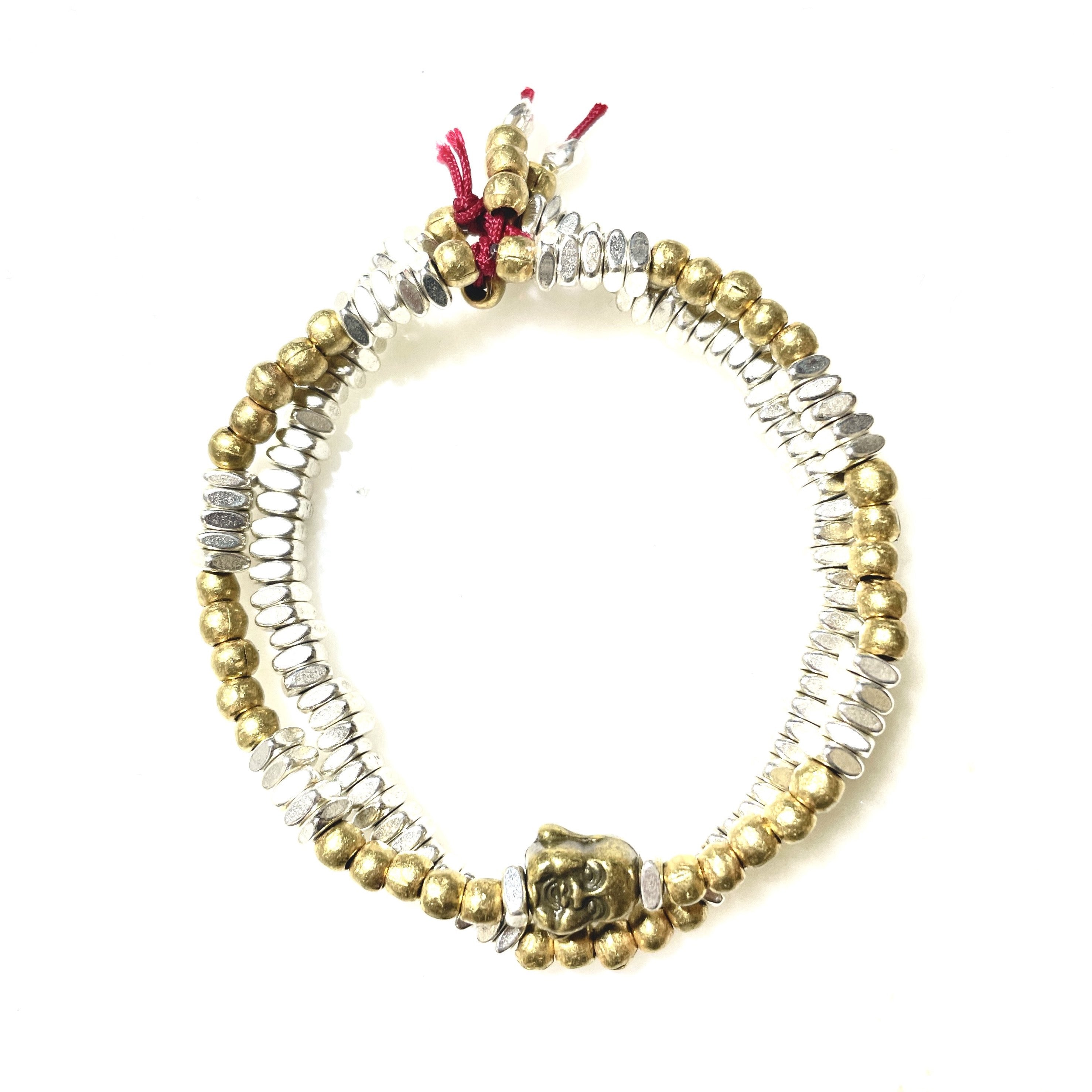 buddha duo set mens bracelets