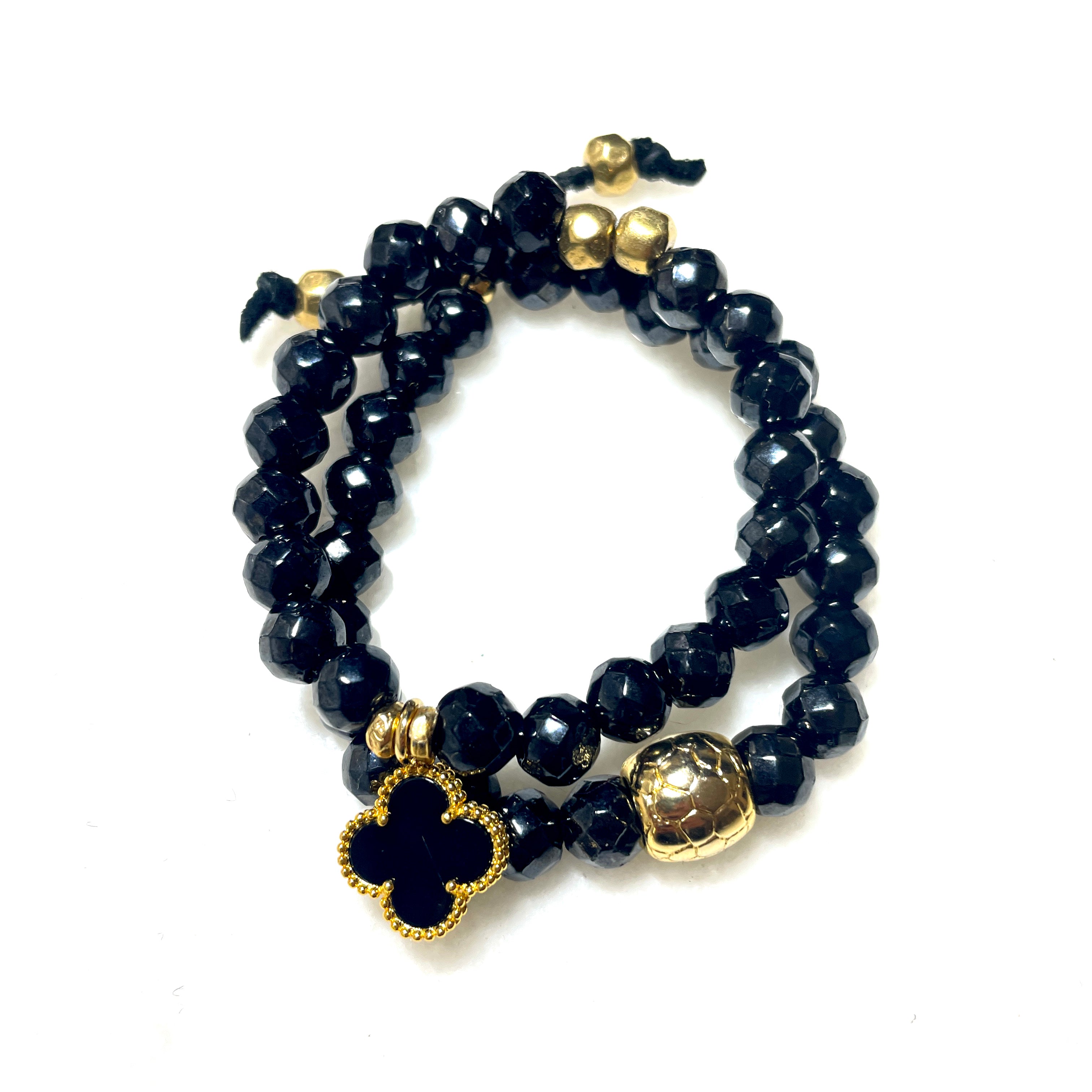 vintage fleur duo bracelet set