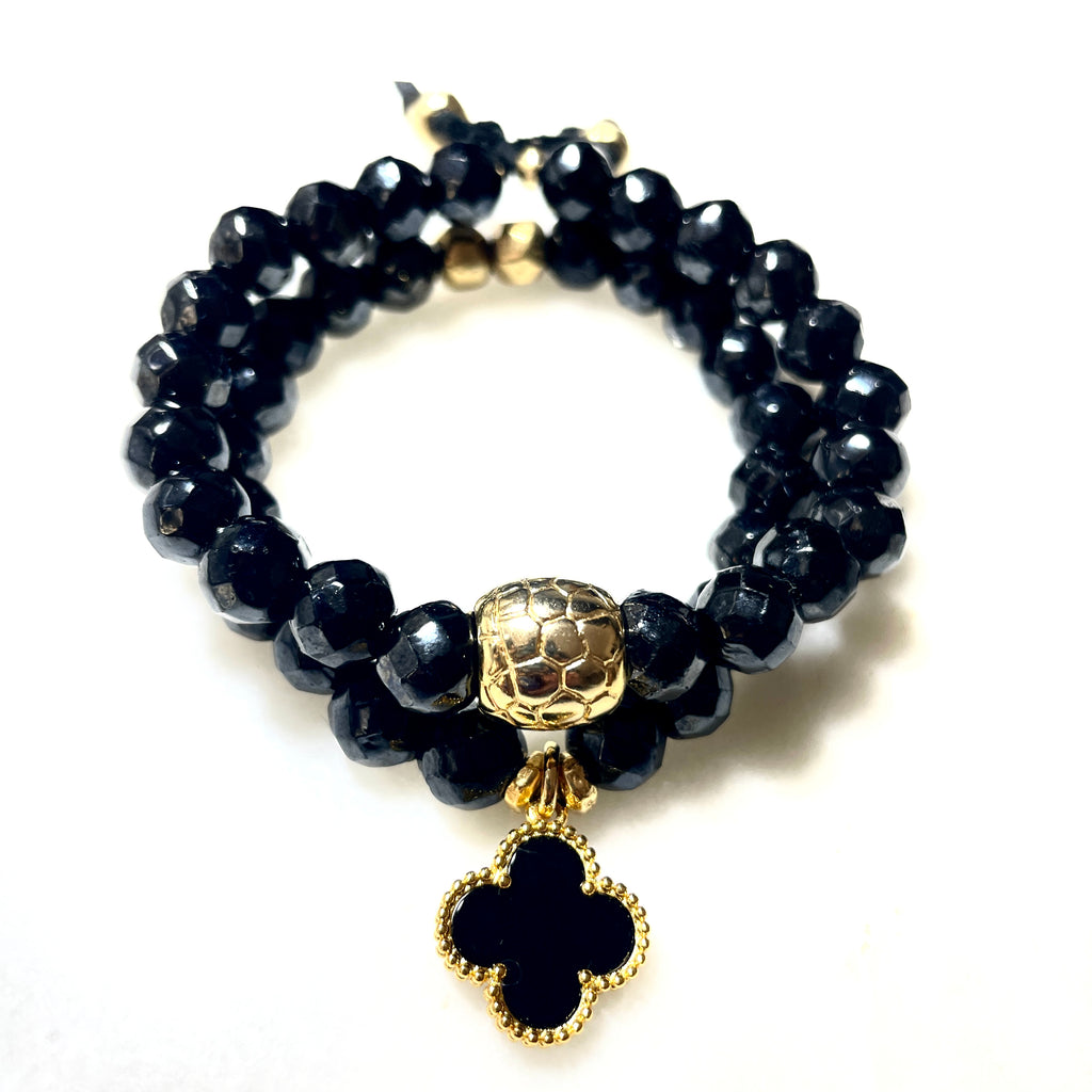 vintage fleur duo bracelet set