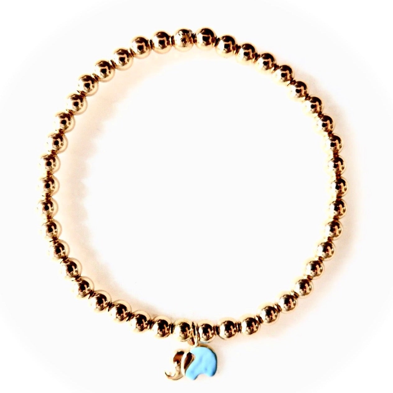 tiny little elephant bracelet