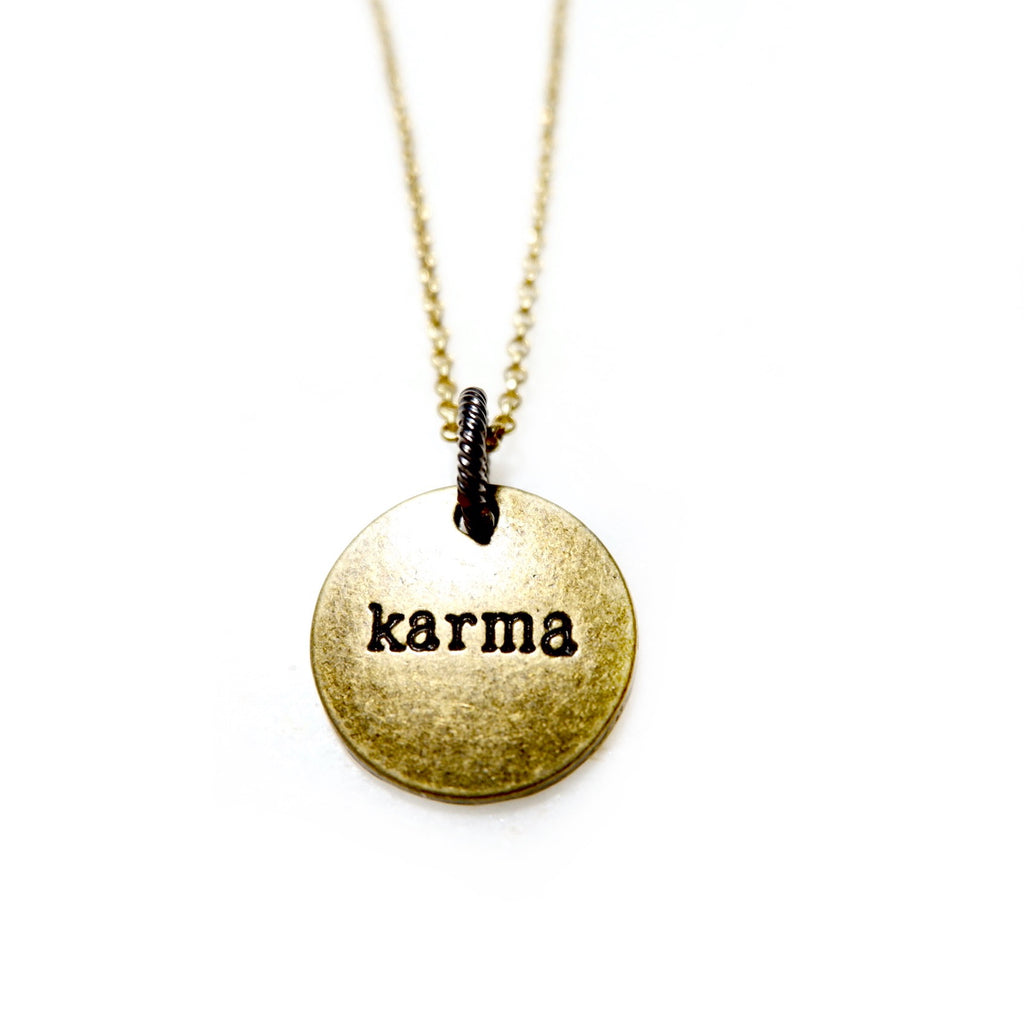 karma mens necklace